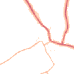 Daytime road noise heatmap for GL18 2BH