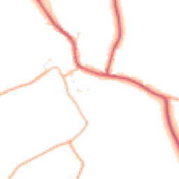 Daytime road noise heatmap for GL18 2BJ