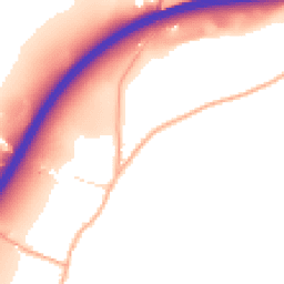 Daytime road noise heatmap for GL18 2EJ