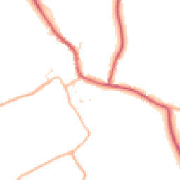 Daytime road noise heatmap for GL18 2EP