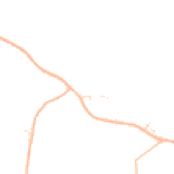 Daytime road noise heatmap for GL19 3AG