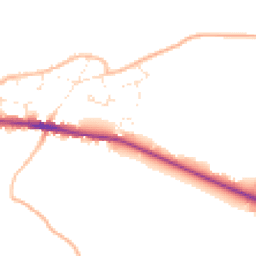 Daytime road noise heatmap for GL19 3AY