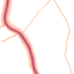 Daytime road noise heatmap for GL19 3BA