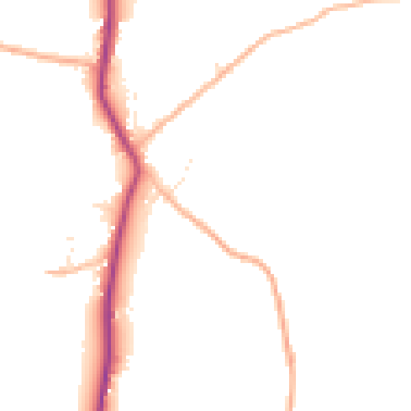 Daytime road noise heatmap for GL19 3BJ
