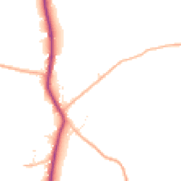 Daytime road noise heatmap for GL19 3BN
