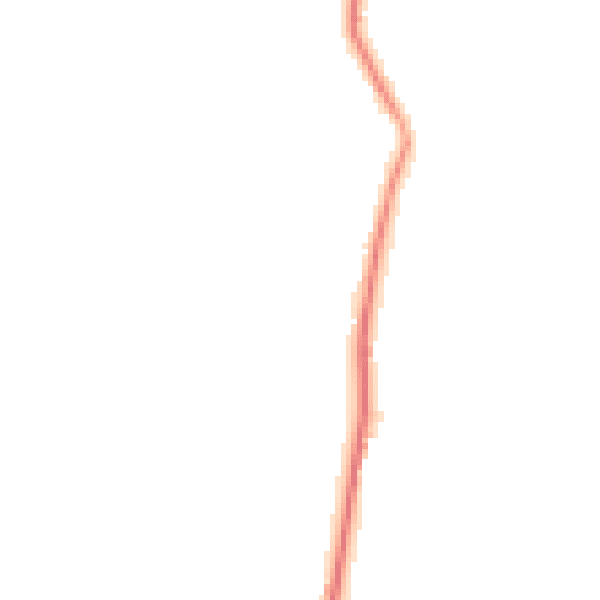 Night-time road noise heatmap for GL19 3BQ
