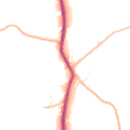 Daytime road noise heatmap for GL19 3BW