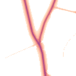 Daytime road noise heatmap for GL19 3BY