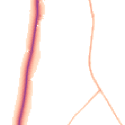 Daytime road noise heatmap for GL19 3DJ