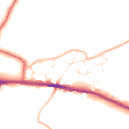 Daytime road noise heatmap for GL19 3DR