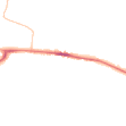 Night-time road noise heatmap for GL19 3DT
