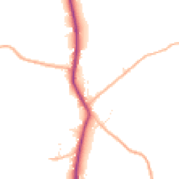 Daytime road noise heatmap for GL19 3DW