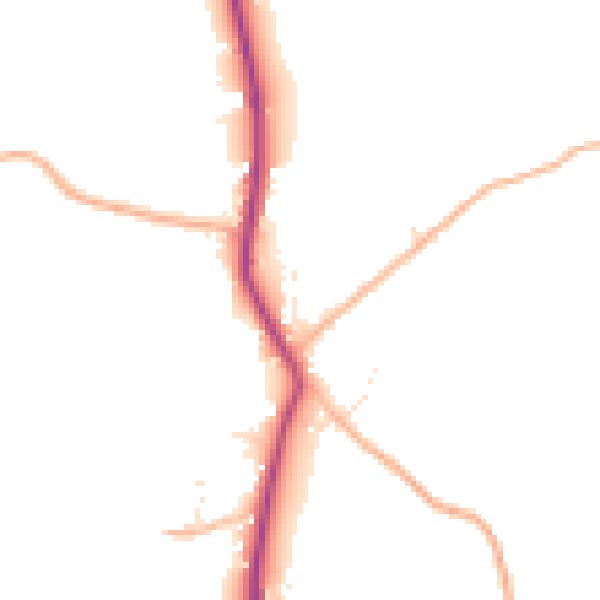 Daytime road noise heatmap for GL19 3DW