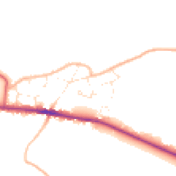 Daytime road noise heatmap for GL19 3EW