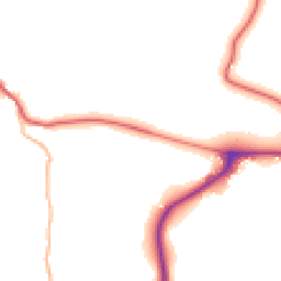 Daytime road noise heatmap for GL19 3EX