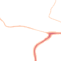Night-time road noise heatmap for GL19 3EX