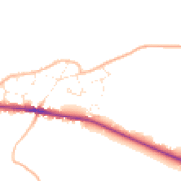 Daytime road noise heatmap for GL19 3HN