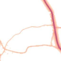 Daytime road noise heatmap for GL19 3JX