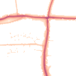 Daytime road noise heatmap for GL19 3NW
