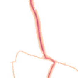 Daytime road noise heatmap for GL19 3NZ