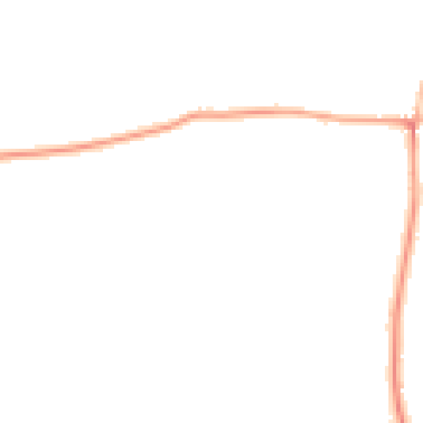 Night-time road noise heatmap for GL19 3PU