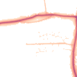 Daytime road noise heatmap for GL19 3PX