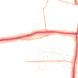 Daytime road noise heatmap for GL19 3QB