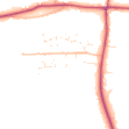 Daytime road noise heatmap for GL19 3RG