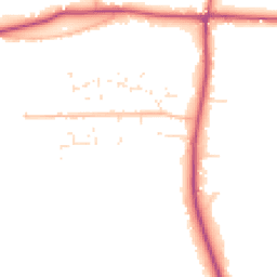 Daytime road noise heatmap for GL19 3RP