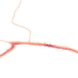 Night-time road noise heatmap for GL19 3SD