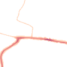 Night-time road noise heatmap for GL19 3SE