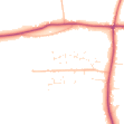 Daytime road noise heatmap for GL19 3SN