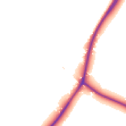 Daytime road noise heatmap for GL19 4BB