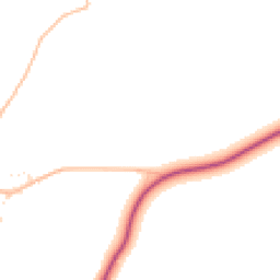 Daytime road noise heatmap for GL19 4DP