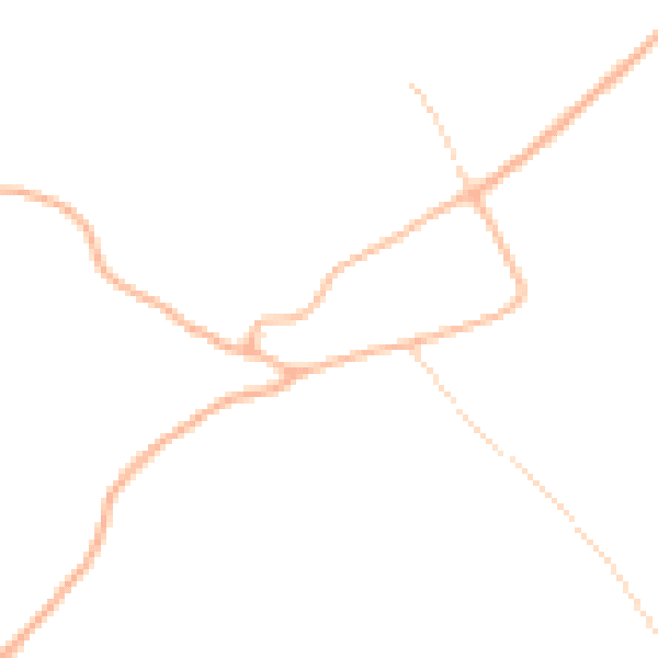 Daytime road noise heatmap for GL19 4EH