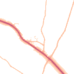Daytime road noise heatmap for GL19 4HW