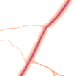 Daytime road noise heatmap for GL19 4LU