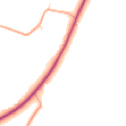 Daytime road noise heatmap for GL19 4LZ