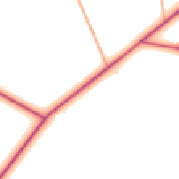 Daytime road noise heatmap for GL19 4NT