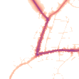 Daytime road noise heatmap for GL20 5AT