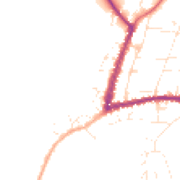 Daytime road noise heatmap for GL20 5AX