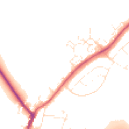 Daytime road noise heatmap for GL20 5AY