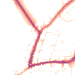 Daytime road noise heatmap for GL20 5BJ