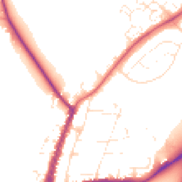 Daytime road noise heatmap for GL20 5BU