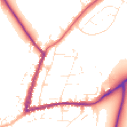 Daytime road noise heatmap for GL20 5DG