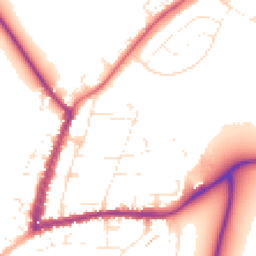 Daytime road noise heatmap for GL20 5DH