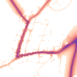Daytime road noise heatmap for GL20 5DN