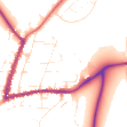 Daytime road noise heatmap for GL20 5DR