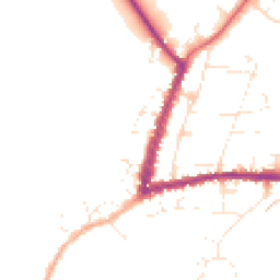 Daytime road noise heatmap for GL20 5DU