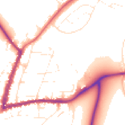 Daytime road noise heatmap for GL20 5DW